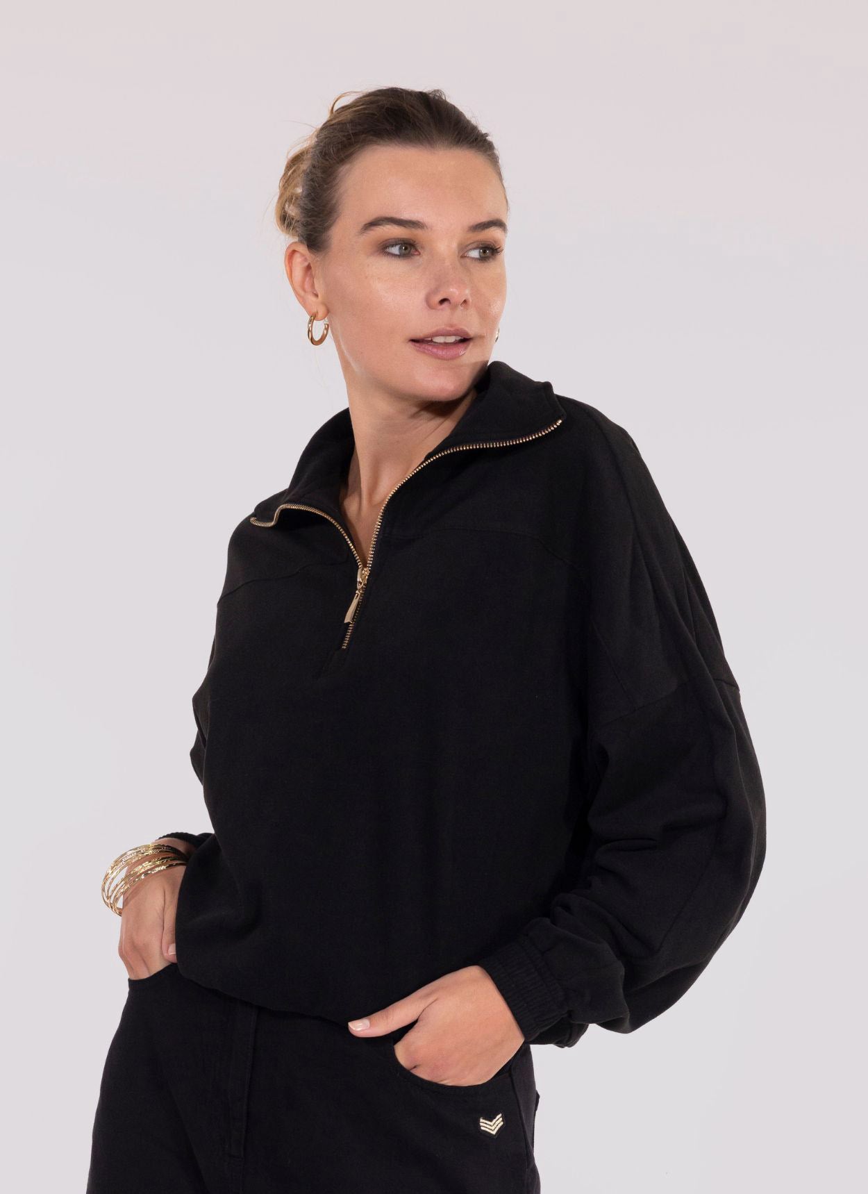 SWEAT CAMIONNEUR MICROPOLAIRE CHARLIE NOIR