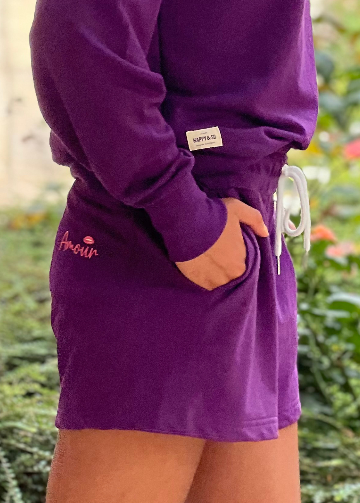 SHORT LYDIE VIOLET
