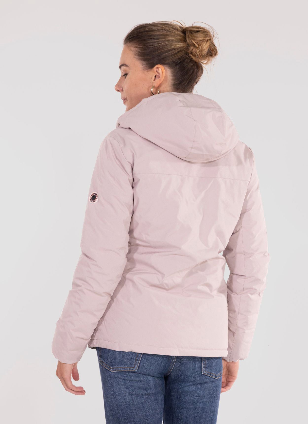 DOUDOUNE REVERSIBLE RECYCLE SABLE - SAUGE