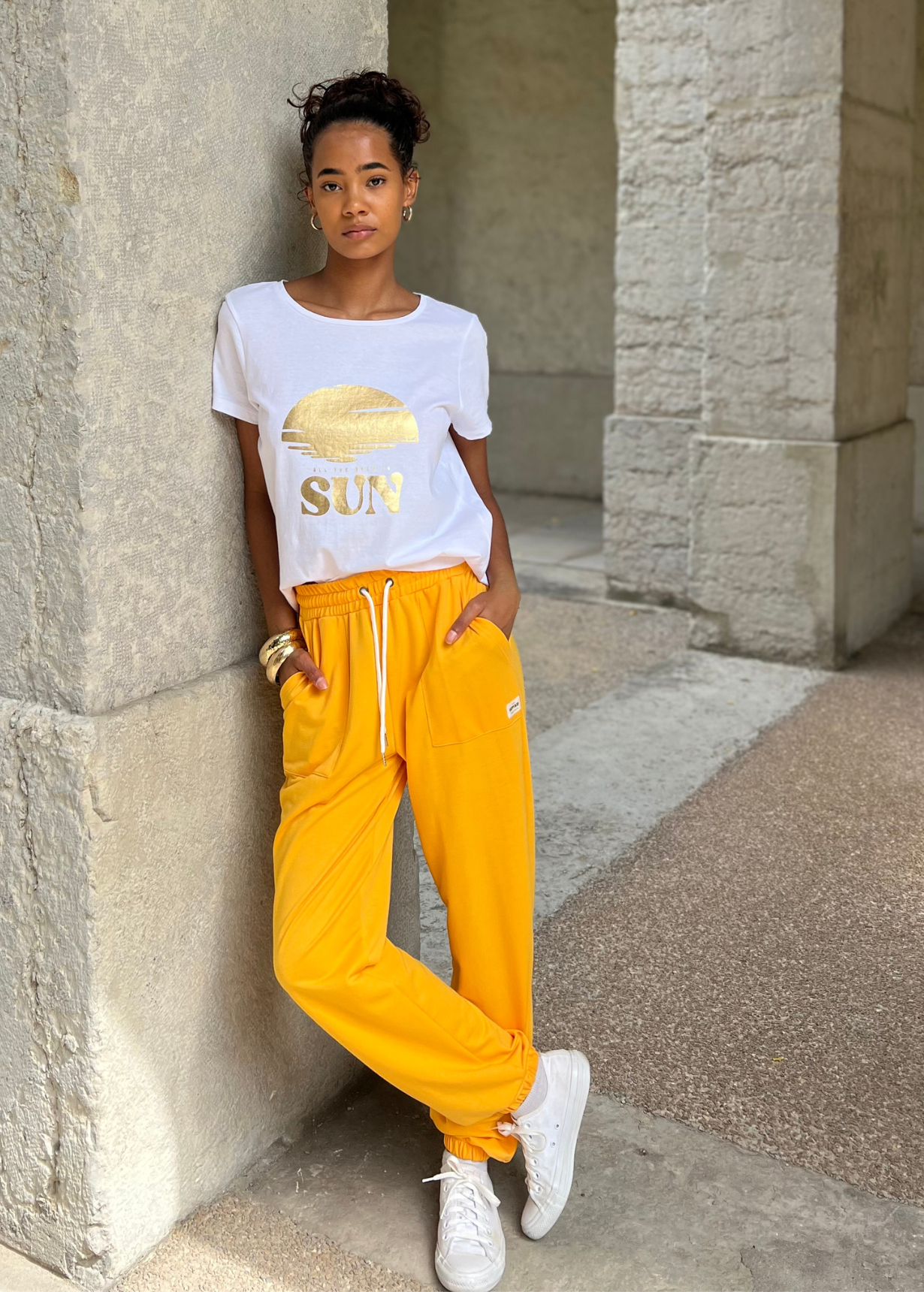 PANTALON RELAX FIT SOLENE PAPAYE