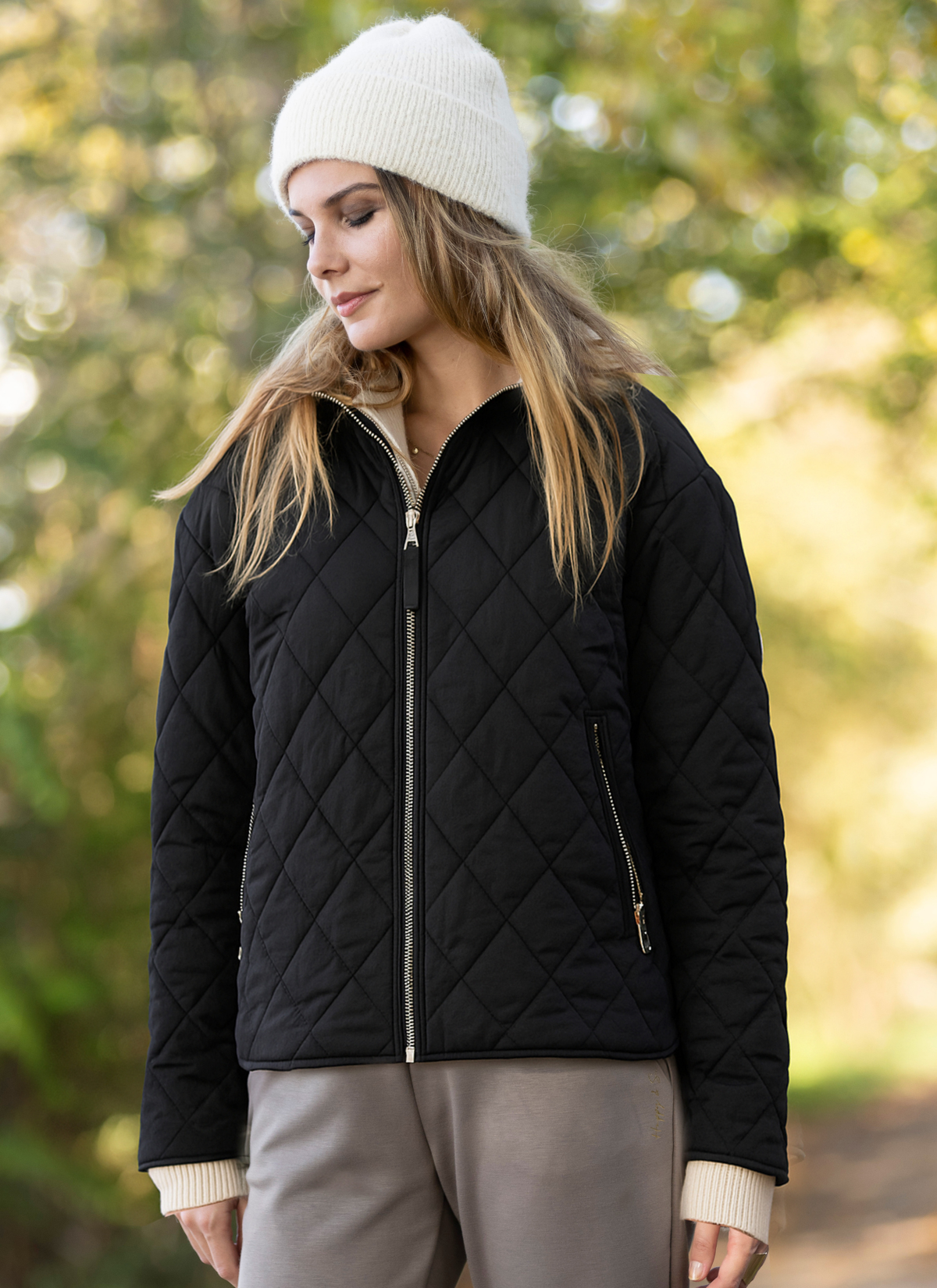 Veste Matelassée Noire Esprit Outterwear - Taille M - Occasion Très Bon état
