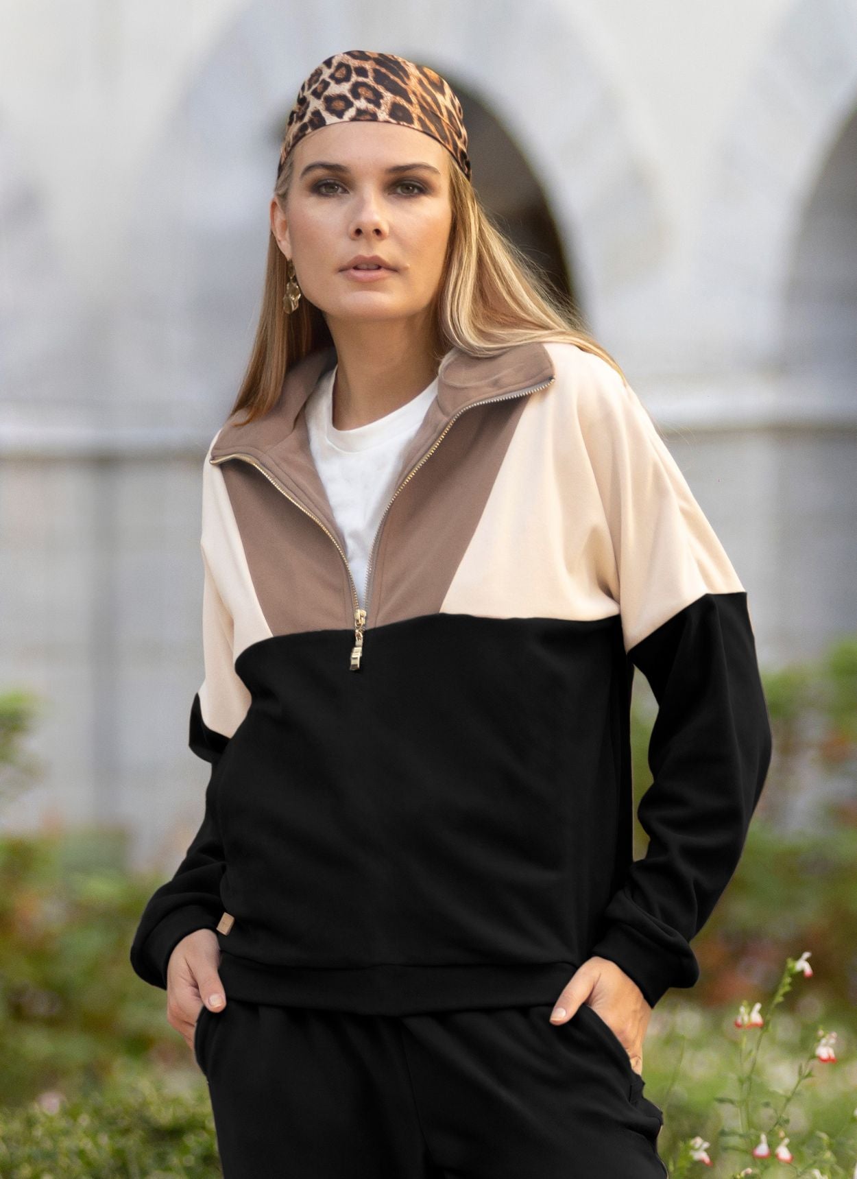 SWEAT CAMIONNEUR MICROPOLAIRE CHARLIE TRICOLORE