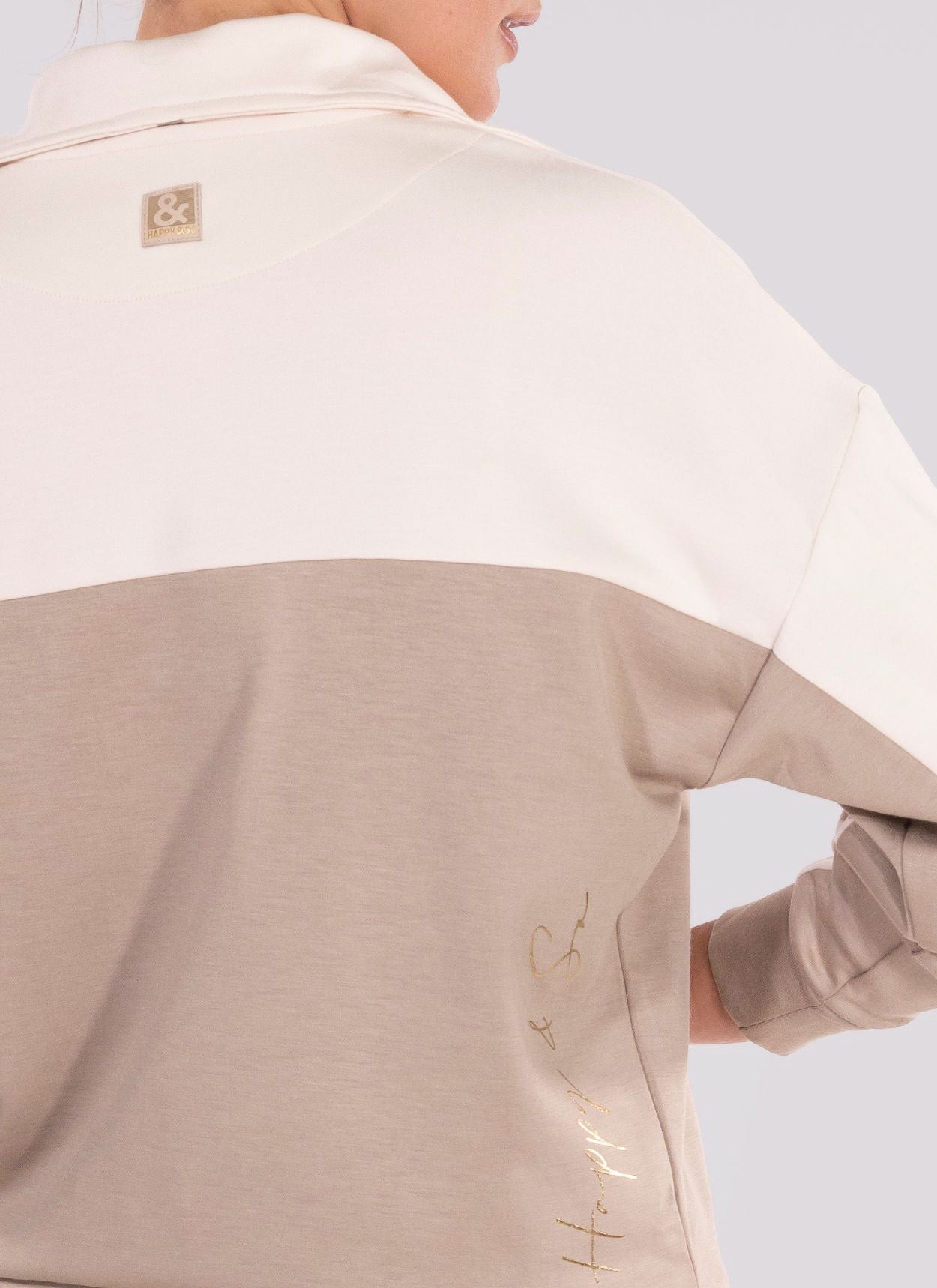 SWEAT CAMIONNEUR BILLY BEIGE - CRÈME
