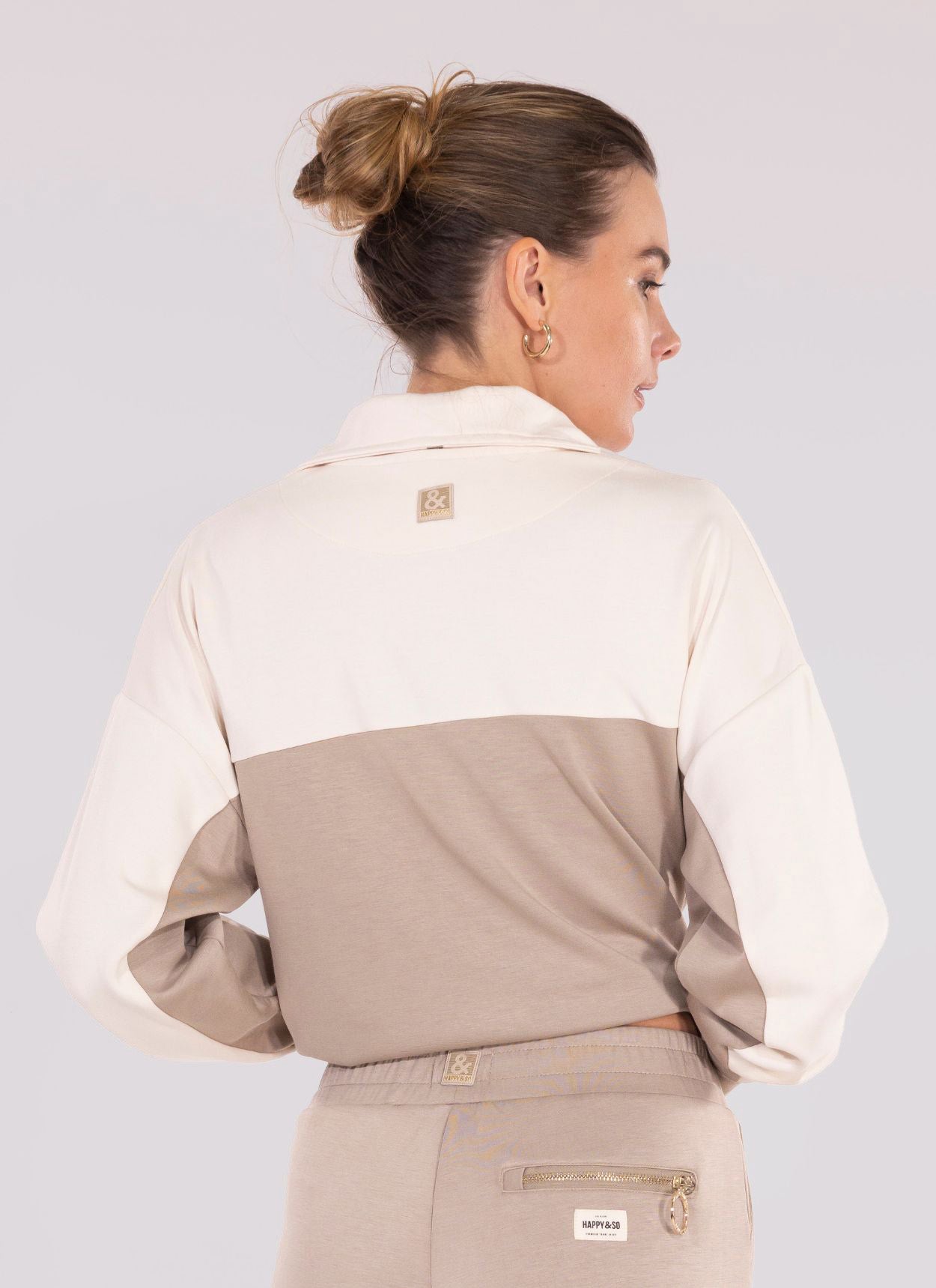 SWEAT CAMIONNEUR BILLY BEIGE - CRÈME