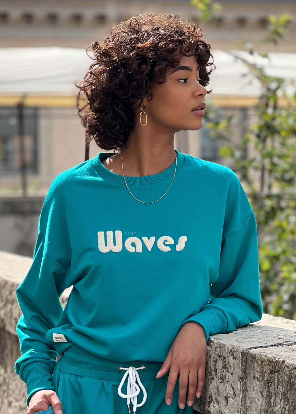 SWEAT COL ROND JOANA AZUR