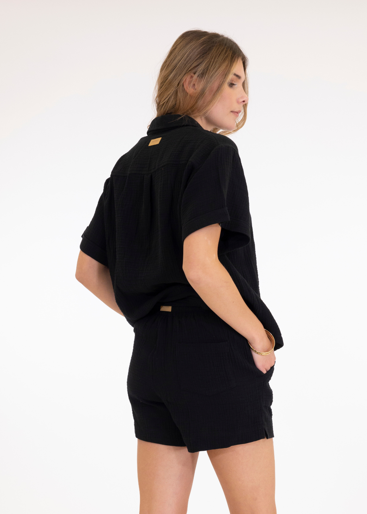 SHORT DROIT PLAGE VANESSA NOIR