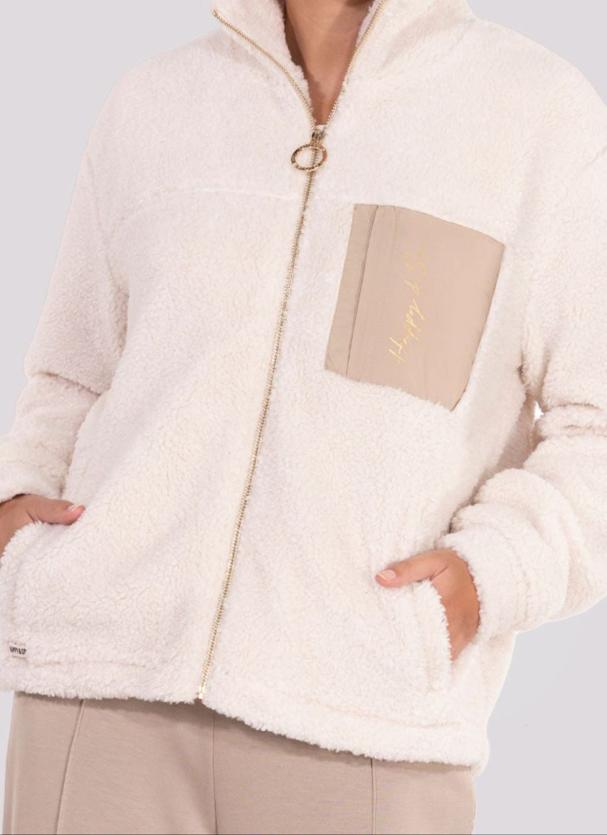 VESTE SHERPA ANGELE CRÈME