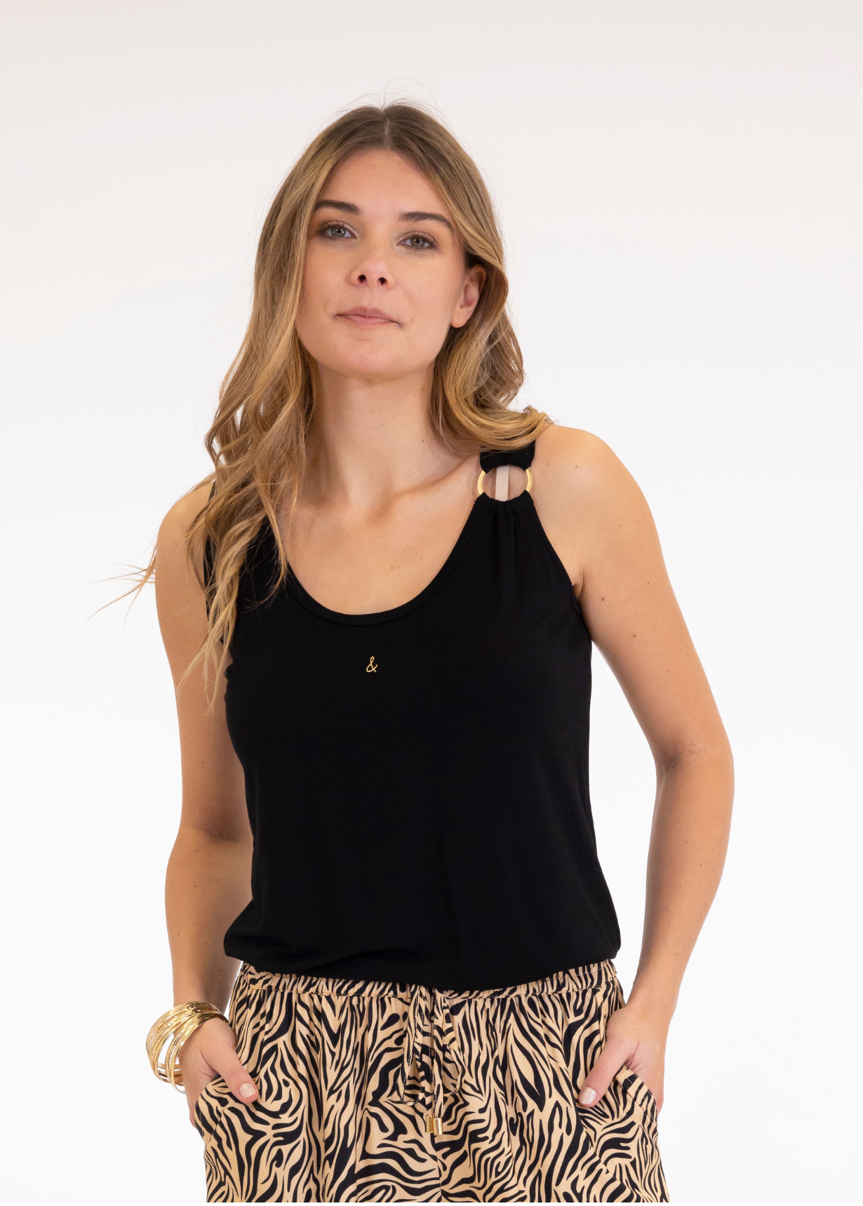 DÉBARDEUR ANNEAU OLIVIA NOIR