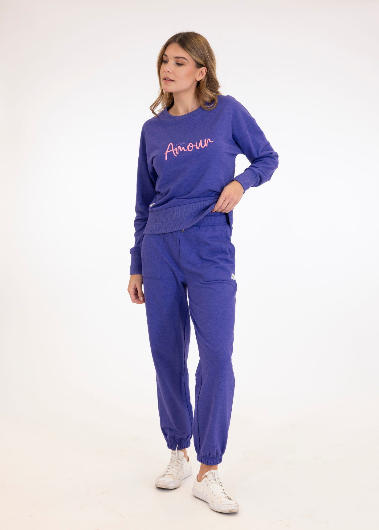 SWEAT COL ROND JOANA VIOLET