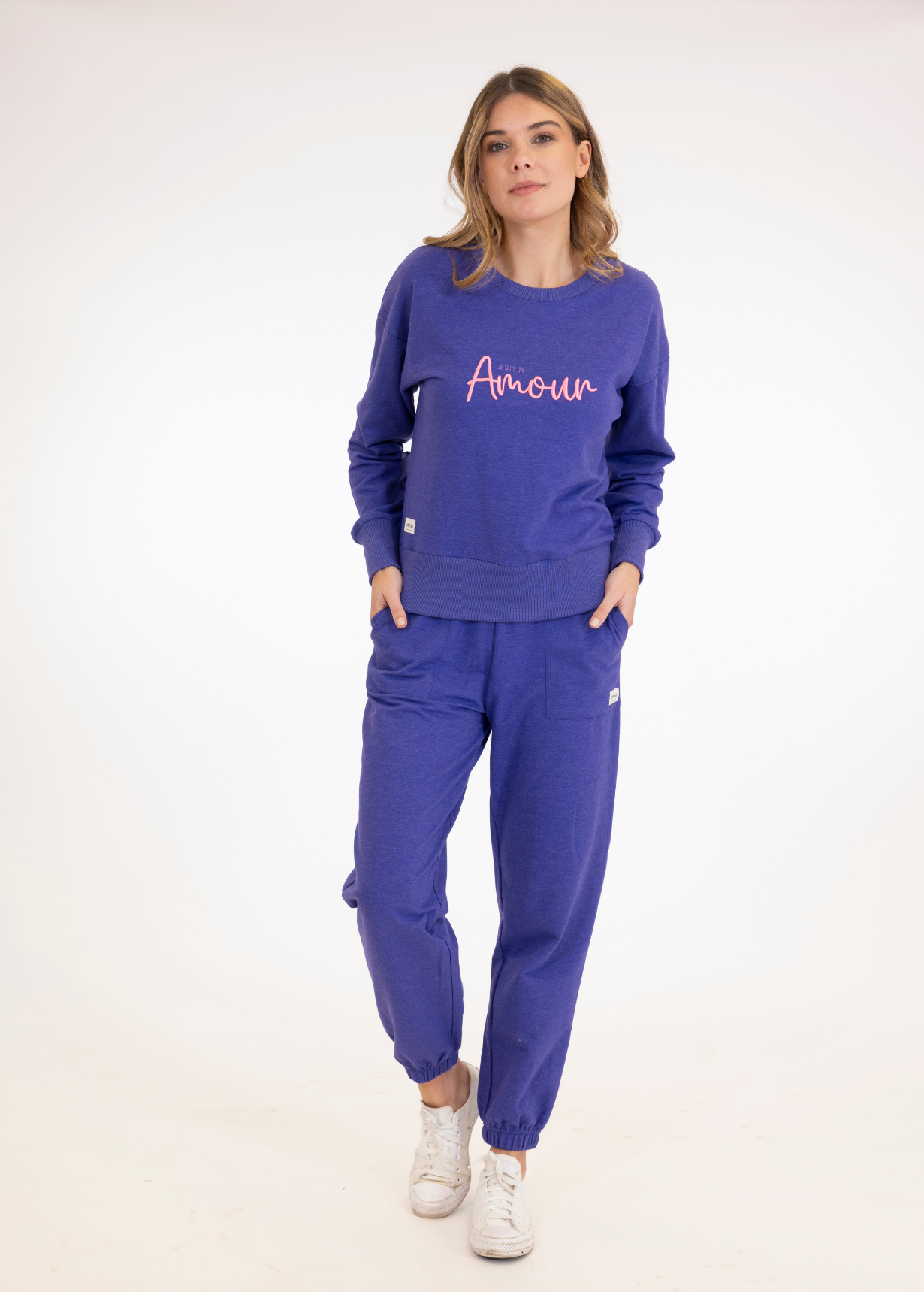 SWEAT COL ROND JOANA VIOLET