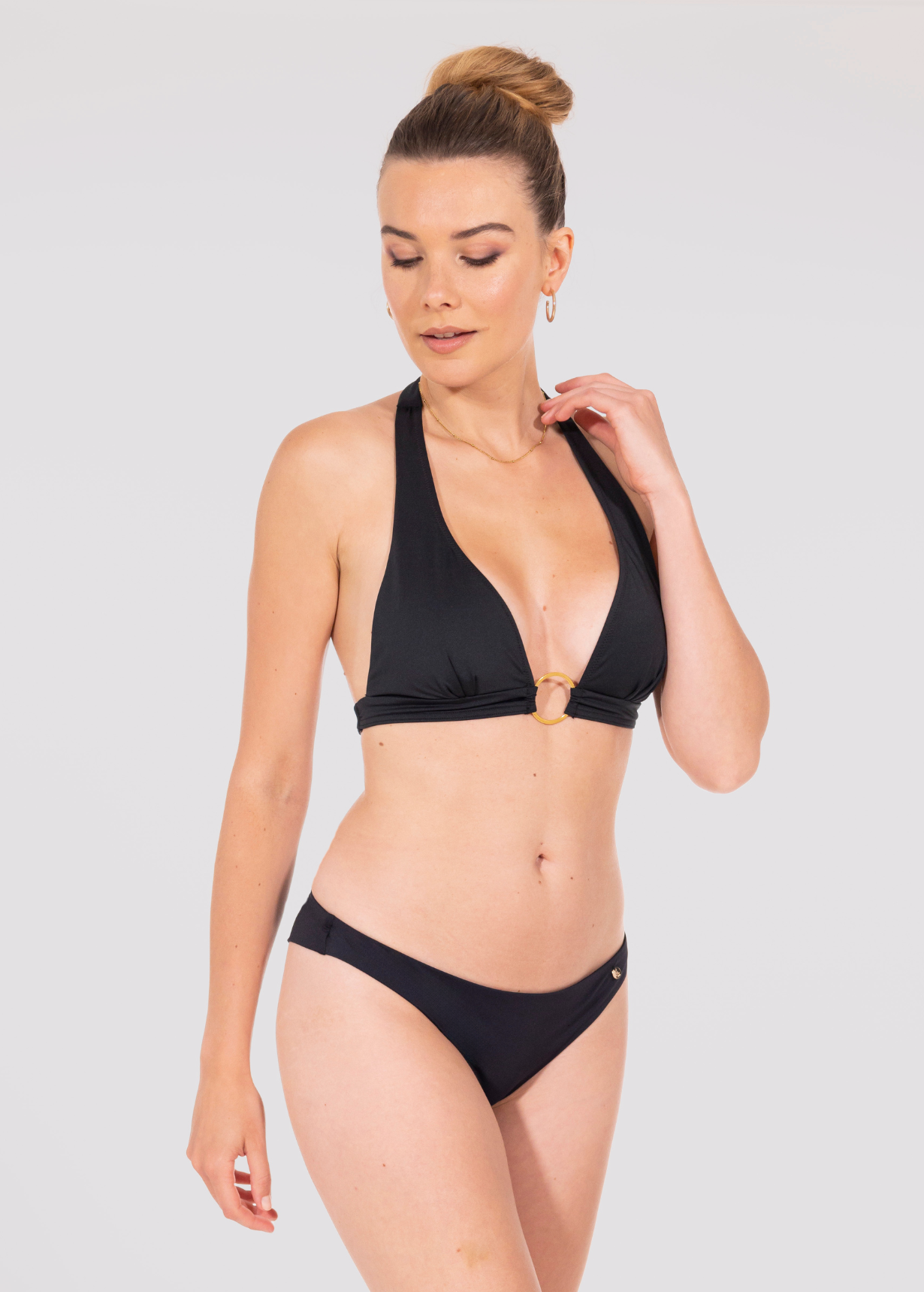 CULOTTE BRÉSILIENNE NOIR - OR