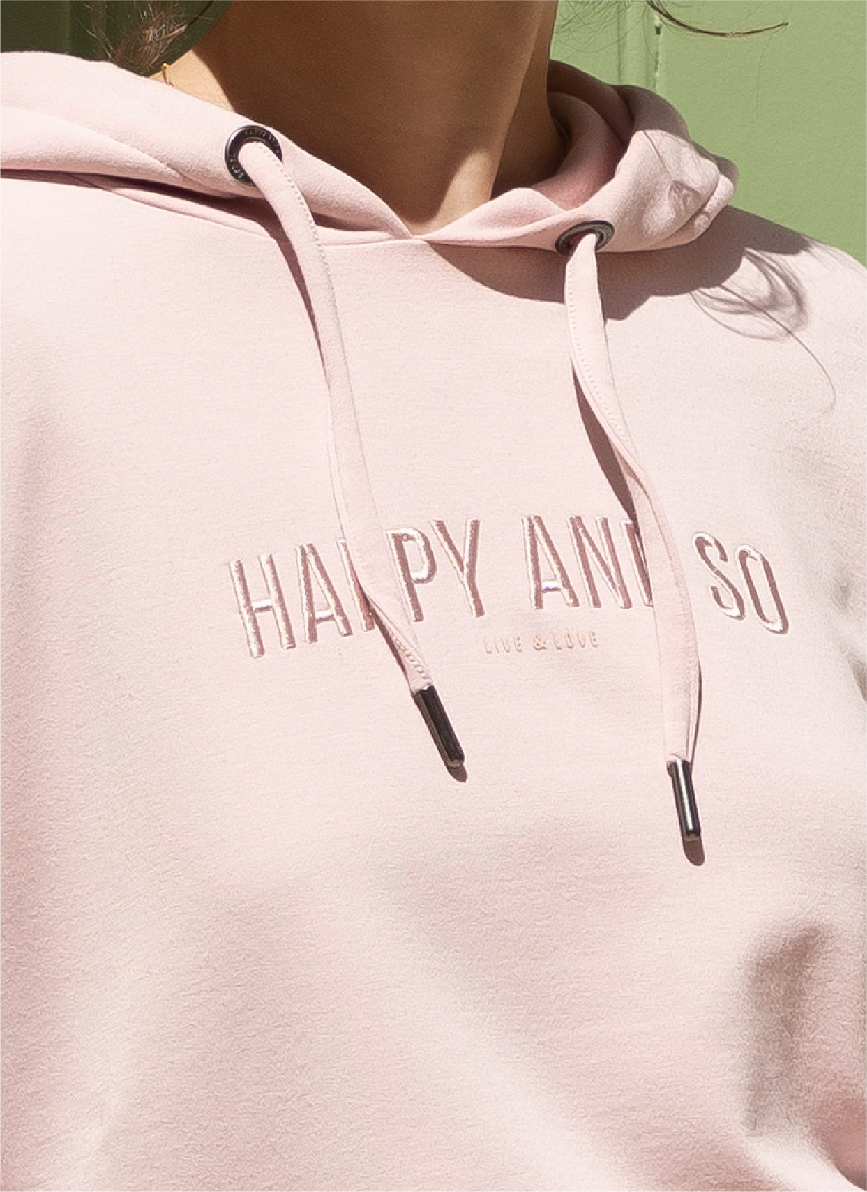 SWEAT CAPUCHE MODAL RECYCLE VIEUX ROSE