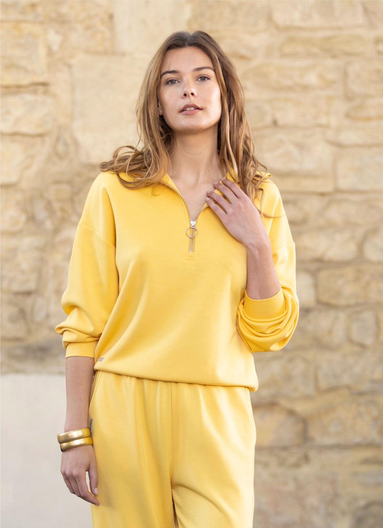 SWEAT CAMIONNEUR FLUIDE MODAL MANGUE