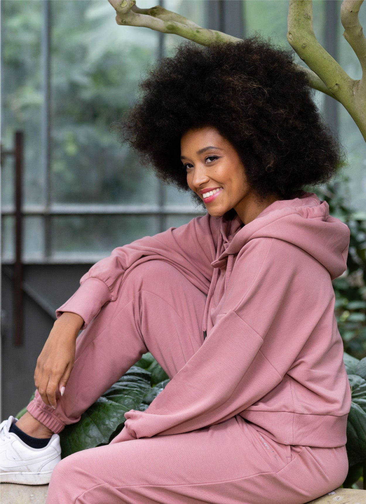 SWEAT CAPUCHE MODAL TERRACOTTA