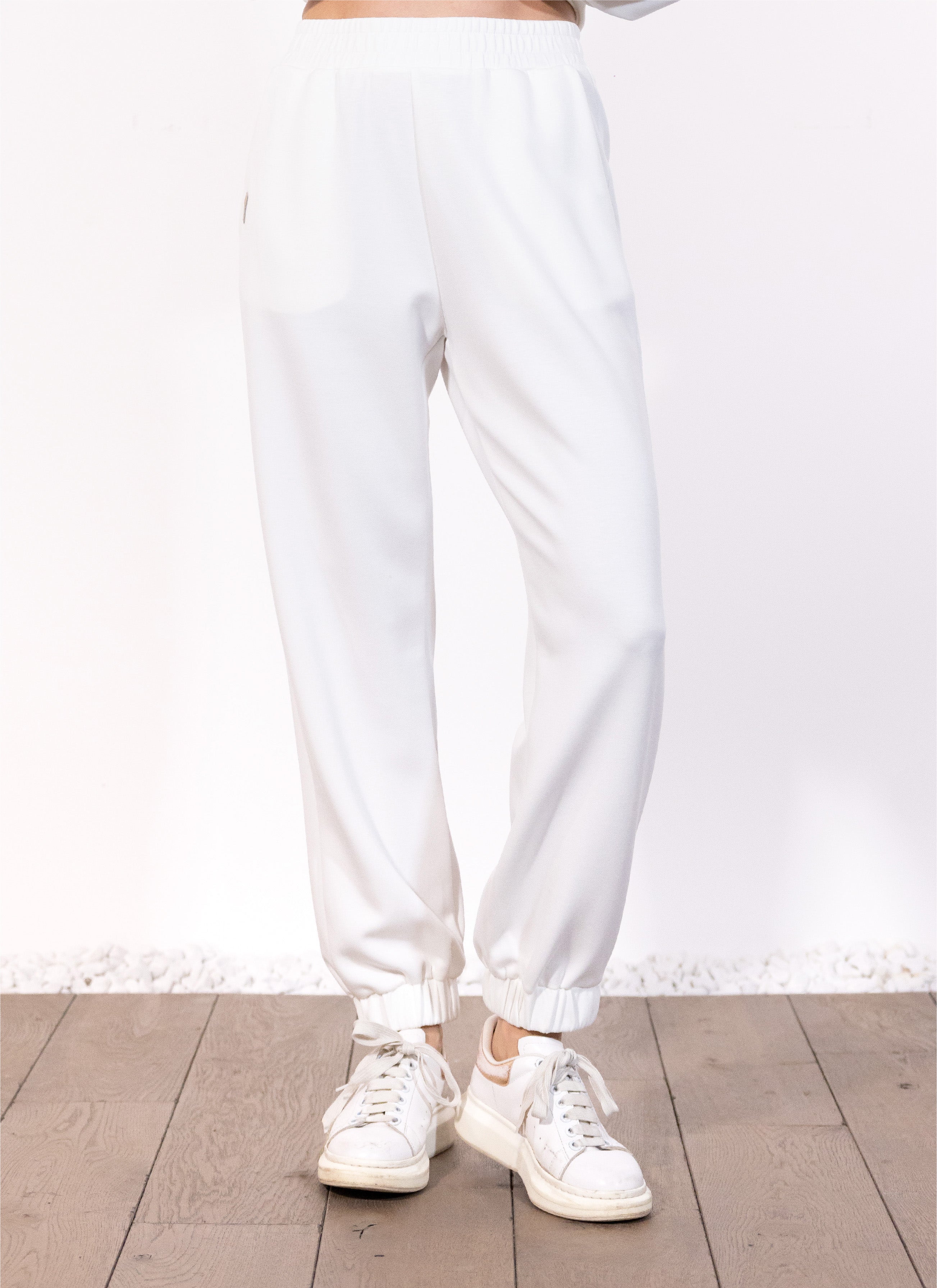 PANTALON LOOSE FIT FLUIDE MODAL VANILLE