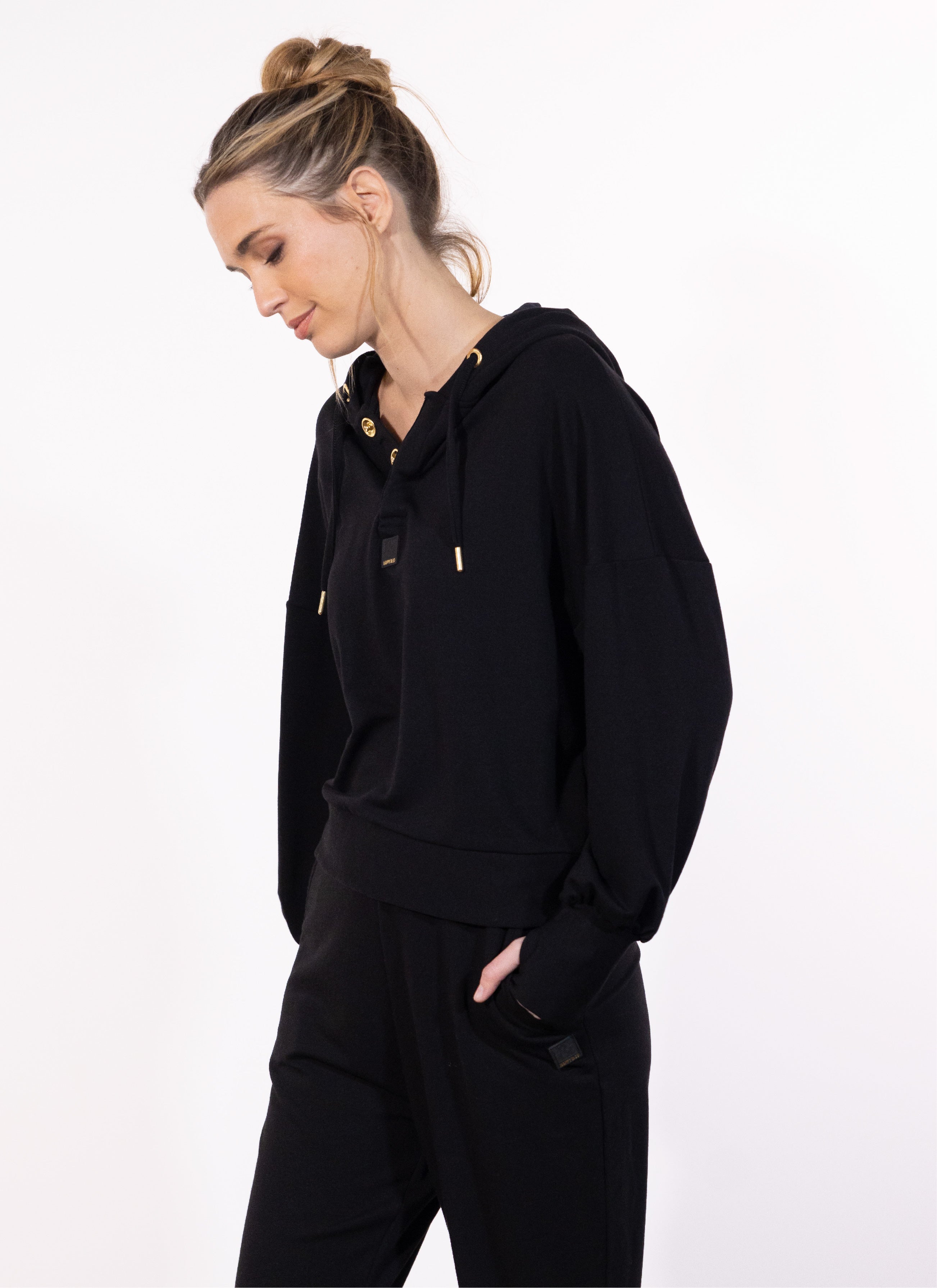 SWEAT CAPUCHE MODAL NOIR
