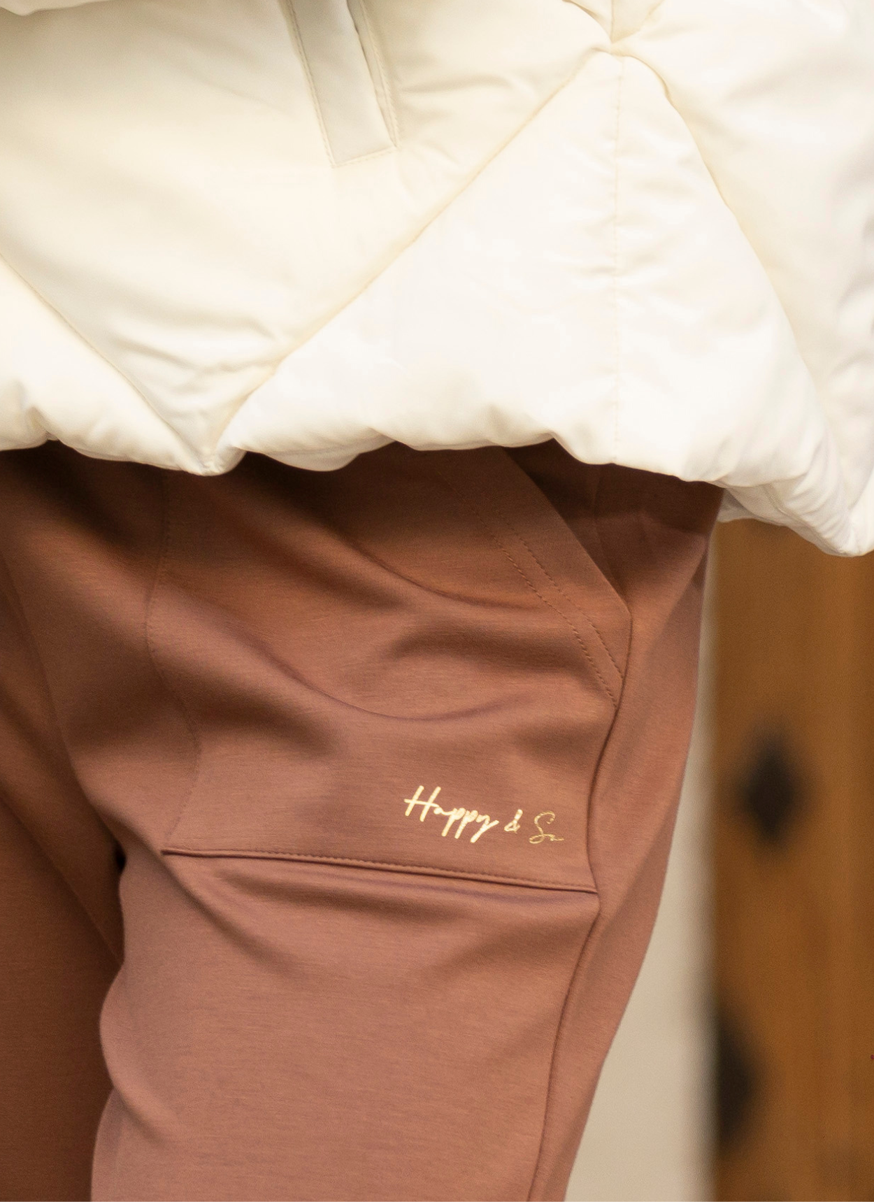 PANTALON RELAX FIT SOLÈNE CHOCOLAT