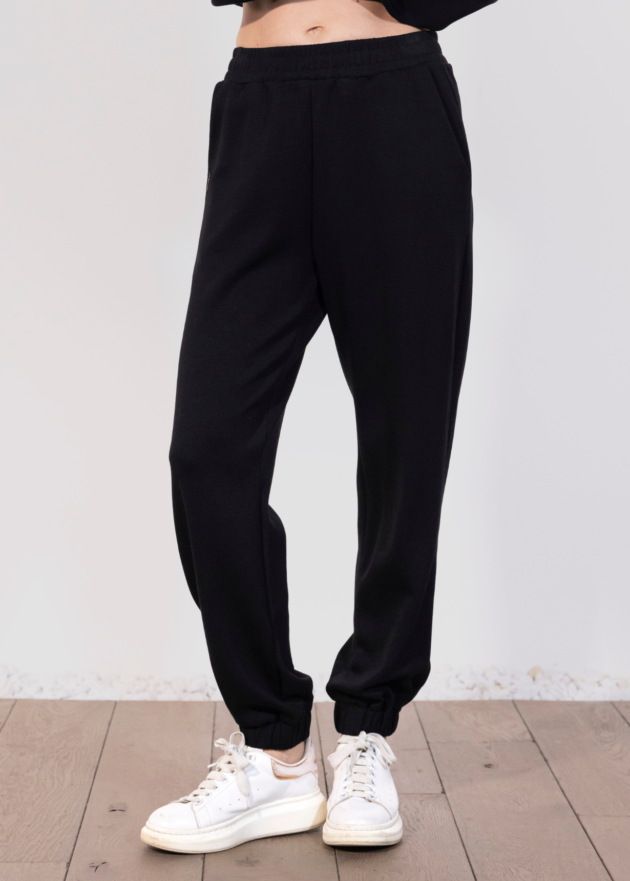 PANTALON RELAX FIT FLUIDE LOU NOIR