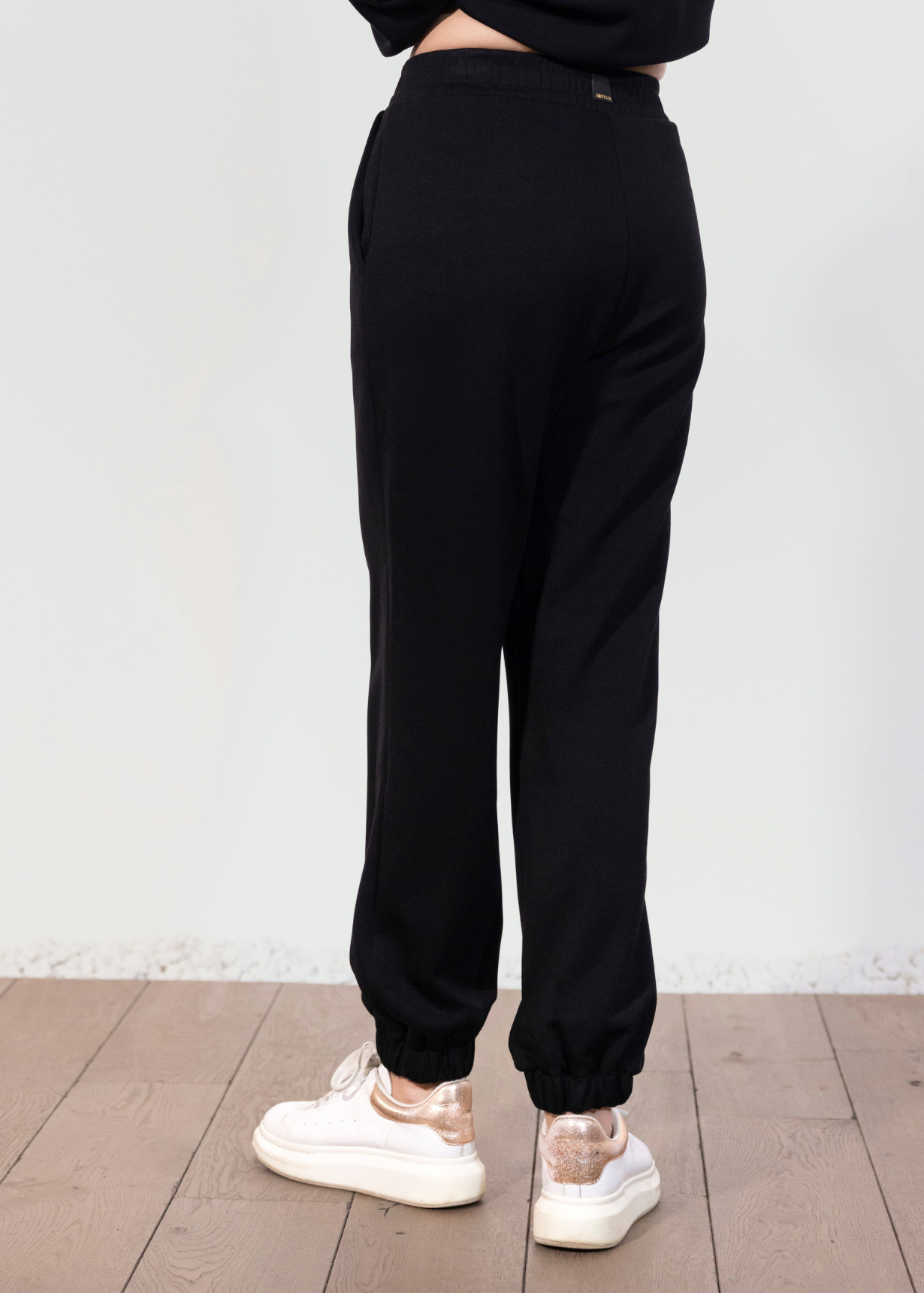 PANTALON RELAX FIT FLUIDE LOU NOIR