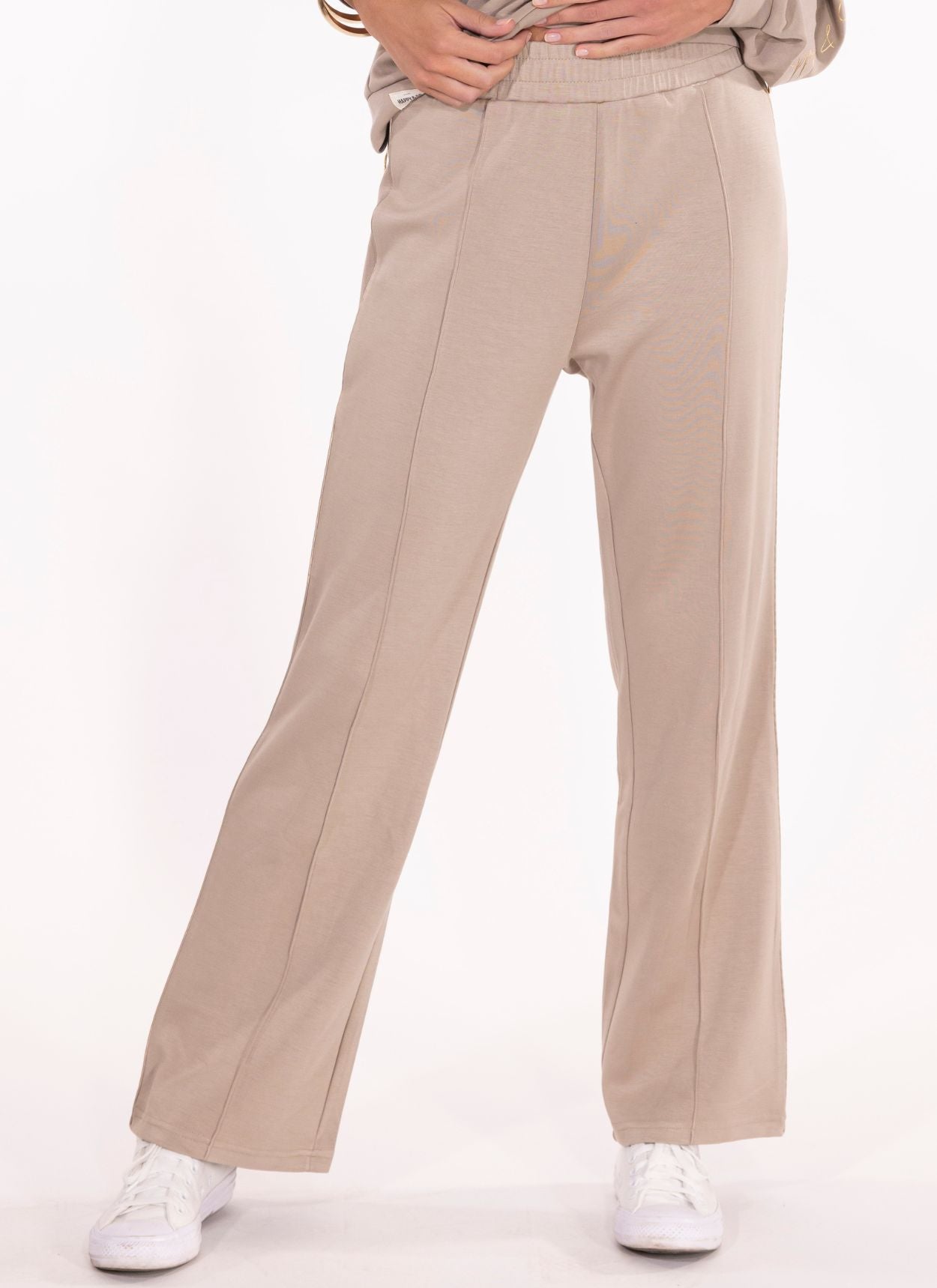 PANTALON DROIT COUTURE JESSIE BEIGE